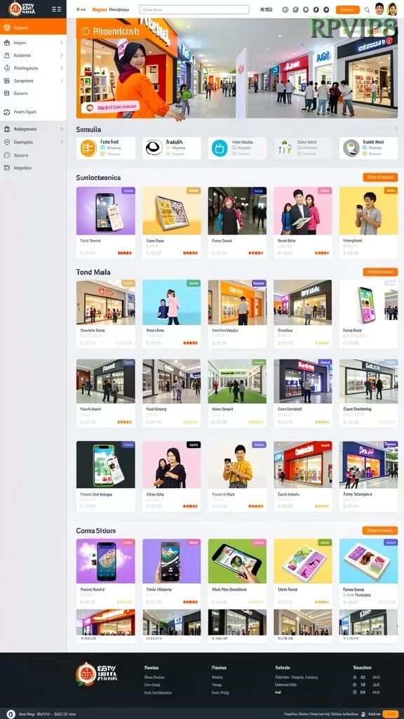 Cuplikan layar menu unduhan rpvip8 untuk perangkat Android